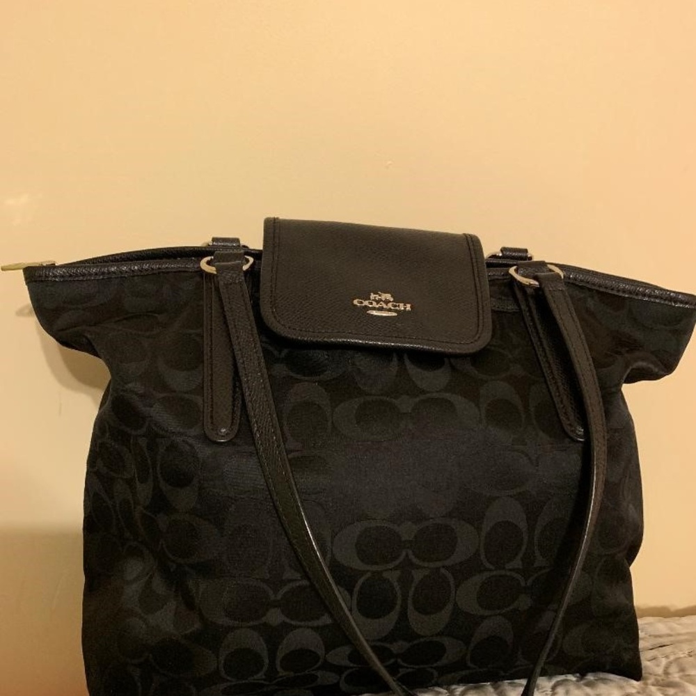 Black Coach Tote